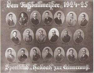 Fritz Löhner-Beda war als Gründungsmitglied beim ruhmreichen Aufstieg von Hakoah Wien von Anfang an dabei. Bildquelle: Kein Land des Lächelns / Scan oepb