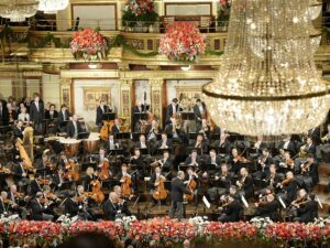 Der alljährliche musikalische Gruß aus Wien für die Welt findet traditionell am 1. Jänner statt. Und das zum zwischenzeitlich 80. Mal. Foto: Wiener Philharmoniker