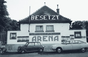 Arena besetzt 1976 Foto Heinz Riedler, Samlung Wien Museum Arena besetzt 1976, Foto: Heinz Riedler, Samlung Wien Museum