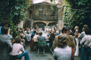 Besetztes Amerlinghaus 1975, Foto Karl Heinz Koller, Sammlung Wien Museum Besetztes Amerlinghaus 1975, Foto: Karl Heinz Koller, Sammlung Wien Museum