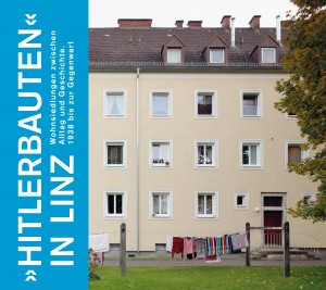 Buch-Cover "Hitlerbauten" in Linz.