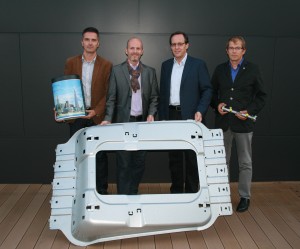 ECOTHERM V.l.: Ing. Udo Roßmann (Verkauf & Produktmanagement), DI Dr. Christoph Stangl (Marketingleiter International & Pressesprecher), Ing. Herbert Bremstaller (Geschäftsführer und Firmengründer), Ing. Christof Lehner (Qualitätsmanagement & Entwicklung). Foto: ECOTHERM