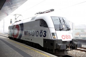 Ö3_Lok(c)ÖBB_Zenger Hitradio Ö3 und die ÖBB - zweisam gemeinsam. Foto: ÖBB/Zenger