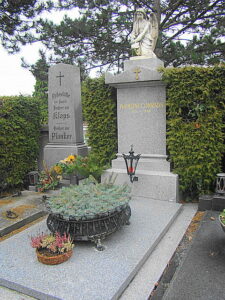 Grabstein Am Hietzinger Friedhof fand Heinz Conrads seine letzte Ruhestätte. Foto: oepb