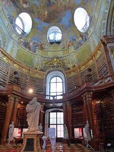 Blick in den Prunksaal der Österr. Nationalbibliothek. Foto: oepb