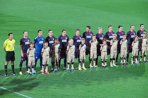 Vorfreude und Anspannung steht den Wiener Veilchen ins Gesicht geschrieben. Foto: oepb