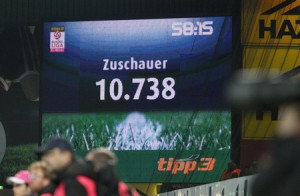 Einziger Wehrmutstropfen war die einmal mehr leider nicht ausverkaufte Generali-Arena. Foto: GEPA