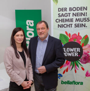 Jahres-Pressekonferenz von bellaflora und GLOBAL 2000 BELLAFLORA listet alle chemisch-synthetischen D¸ngemittel aus