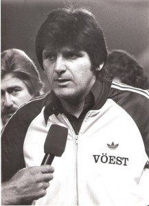 Trainer Ferdinand Milanovich im Gespräch