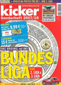 kicker SPORTMAGAZIN Bundesliga Sonderheft 2017_18_Olympia Verlag_Scan oepb.at