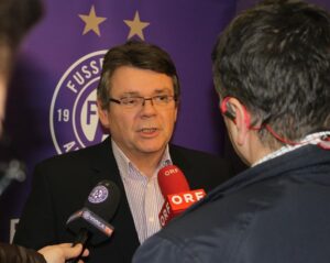 FK Austria Wien-Präsident Wolfgang Katzian. Foto: FAK