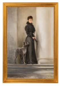 Elisabeth mit Dogge. Foto: Alexander Eugen Koller