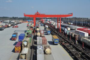 Blick auf den TSA Terminal Wels. Foto: ÖBB/Deopito