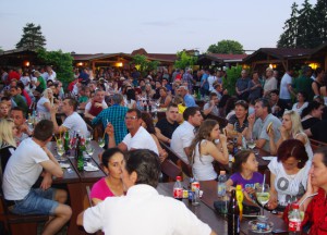 Das Römern im Römerdorf Wagna ist eine beliebte Freizeitveranstaltung für Einheimische und Touristen. Foto: Alois Kusin