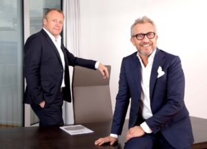  POS Industries Holding-Eigentümer und geschäftsführende Gesellschafter Werner Griesmaier (links) und Harald Rath. SGS/Margit Berger