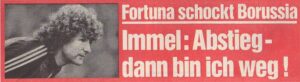 Faksimile kicker / 15.Mai 1986