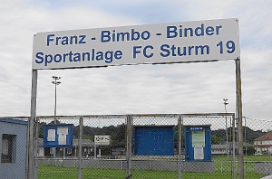 Der Sturm 19-Platz in St. Pölten / Niederösterreich erinnert heute noch an seinen großen Sohn. Foto: oepb / 22. Juni 2016