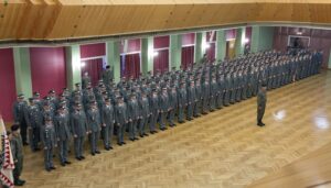 Witterungsbedingt fand die feierliche Zeremonie zwar leider "nur" im Ennser Stadt-Saal statt ...