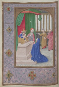 Darstellung des Herrn, Stundenbuch für König Ferdinand I. (1503 1564) (lat.), Flandern, um 1530. Foto: ÖNB