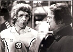 Heinz Libuda (links) und Alfred Günthner - gemeinsam für den SK VÖEST, als auch für Austria Salzburg aktiv. Foto: Erwin H. Aglas/oepb