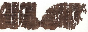 Papyrus, Griechisch, Soknopaiu Nesos, 1.­2. Jh. Foto: Österreichische Nationalbibliothek 