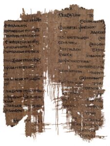 Papyrus, Griechisch, Ägypten, 2. Jh. Foto: Österreichische Nationalbibliothek