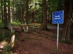 Blick auf die Grenze bei St. Oswald bei Freistadt. Foto: Korinna Kohout