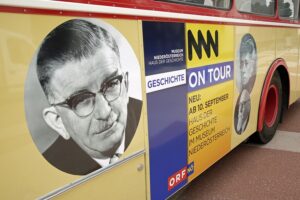 Acht Wochen lang ist nun "Geschichte on Tour". Foto: Museum Niederösterreich
