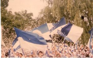 Blick auf den 3er Sektor im Linzer Stadion. Dort versammelten sich früher die treuen Fans des SK VÖEST Linz. Foto: Erwin H. Aglas / oepb