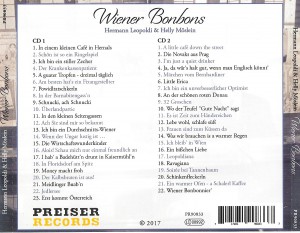 Aus dem Inhalt der Doppel-CD "Wiener Bonbons", erschienen bei PREISER RECORDS am 15. September 2017. Foto: oepb 