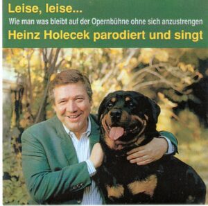 Preiser Records CD PR90357 von 1998 / Heinz Holecek parodiert und singt.