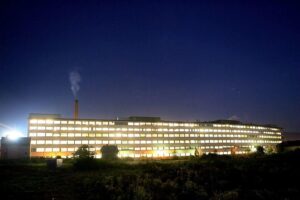 Blick auf den Bau 1 der Tabakfabrik Linz. Foto: Tabakfabrik Linz