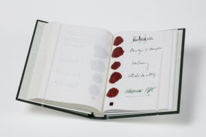 Faksimile Staatsvertrag aus Landessammlungen Niederösterreich. Foto: Christoph Fuchs