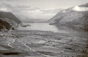 Landschaftliches Idyll in der Zwischenkriegszeit: Der Zeller See in Salzburg. Foto: ÖNB