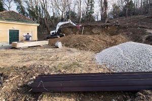 Da, wo derzeit noch eine Baustelle ist ...