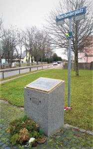 Der Manchester-Platz in München. Foto: oepb