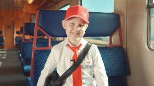 Romeo ist mit seinen 8 Jahren bereits mit Eifer bei der Sache. Foto: ÖBB