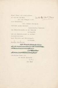 Elfriede Gerstl: „Wien. Stadt mit Ärmelschoner“, o. D. Foto: Österreichische Nationalbibliothek