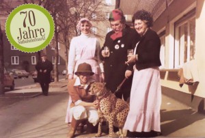 Auch der Fasching, wie hier jener Faschingsdienstag des Jahres 1978, kam am Linzer Südbahnhofmarkt nicht zu kurz. Foto: privat / Klinker 