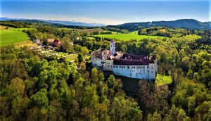 Drohnenflug über die Schallaburg im niederösterreichischen Bezirk Melk. Foto: Schallaburg, Alexander Kaufmann