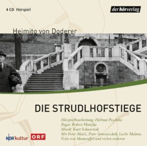 Hör-CD Cover DIE STRUDLHOFSTIEGE von Heimito von Doderer. Foto: ORF Shop