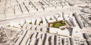 Zwischen der Landgutgasse, der Laxenburger Straße und den Bahntrassen entsteht bis 2026 ein neuer Stadtteil im 10. Bezirk. Foto: © ÖBB estudio elgozo