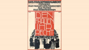 Grafik: Marinne Saxl-Deutsch, 1912, VGA Wien. © Haus der Geschichte Österreich